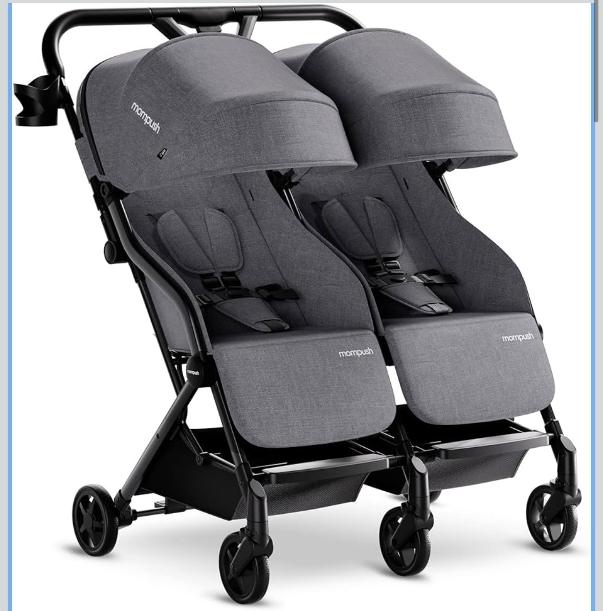 Mompush Lithe Double Stroller Mompush Lithe Double Stroller
